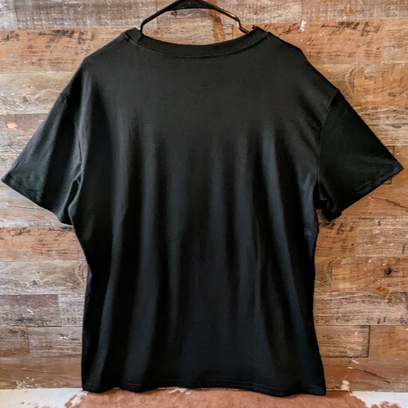 NWT Boho "Born To Be Wild" Guitar Graphic Black Tee - Picture 9 of 15